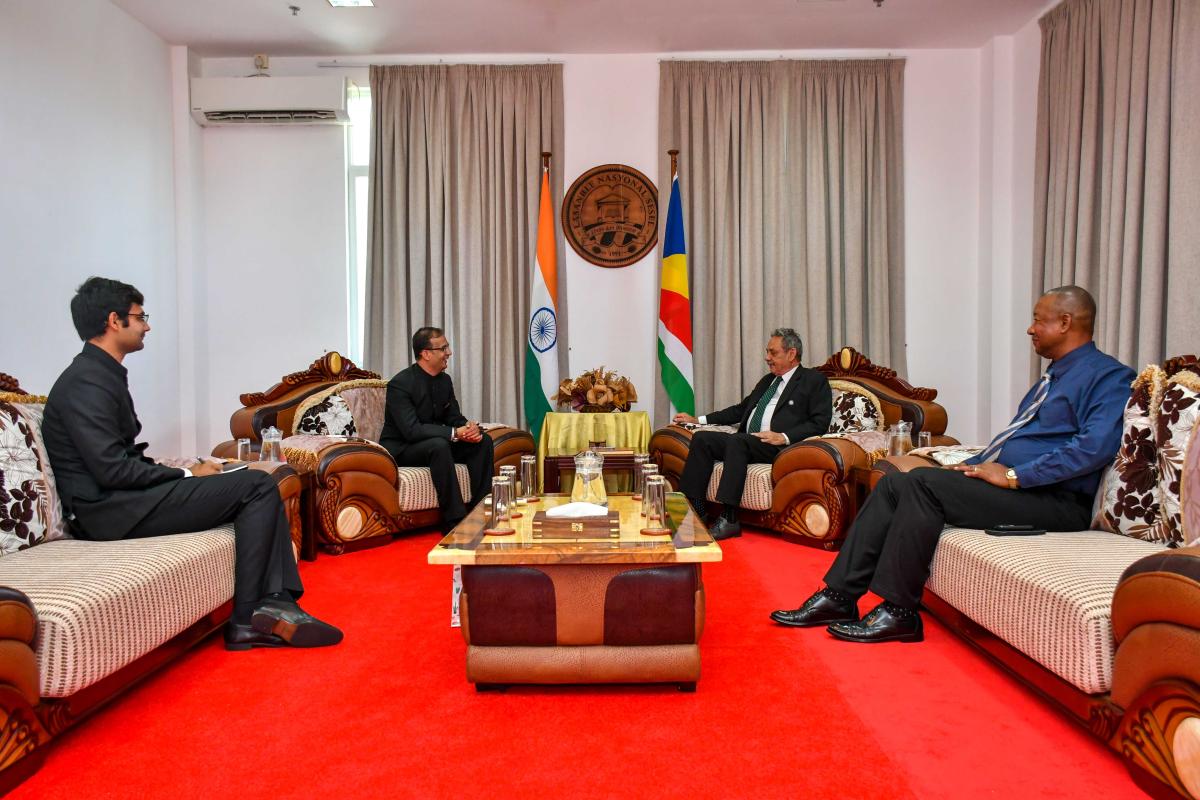 The Courtesy Call Taking Place