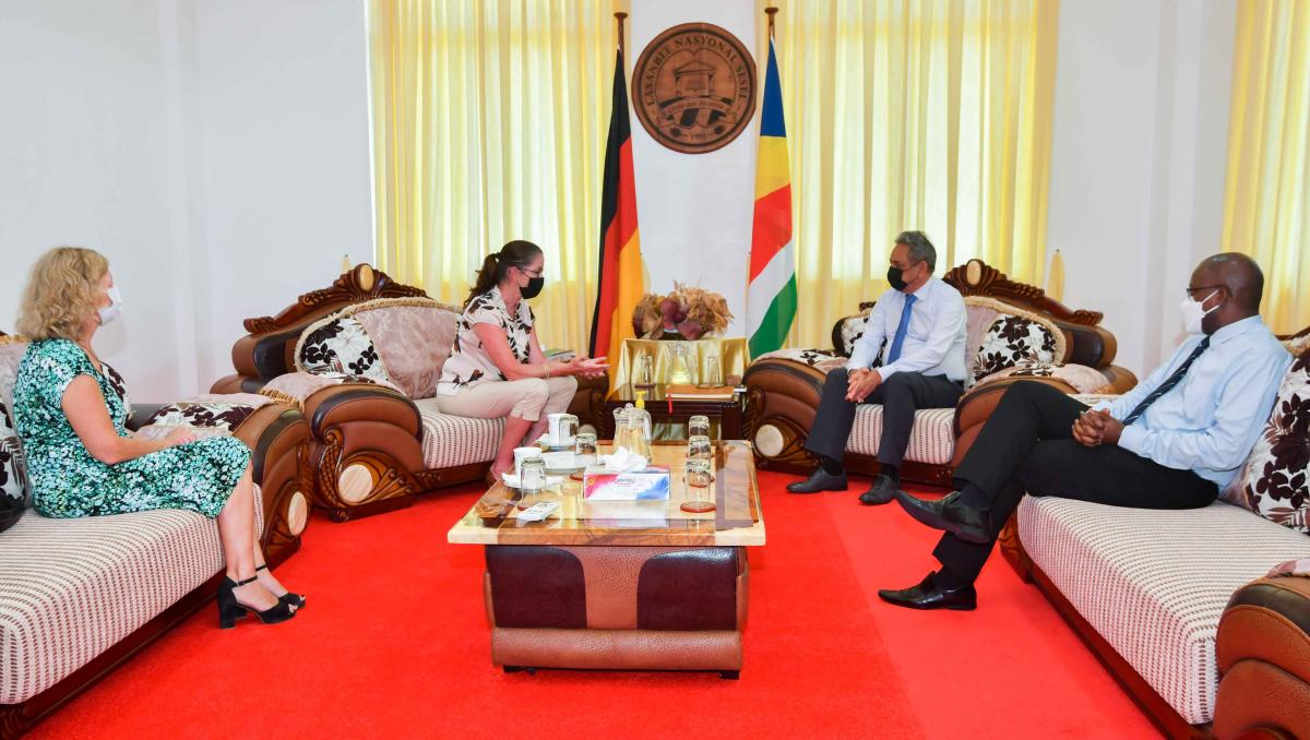 The Courtesy Call with the Ambassador of Germany