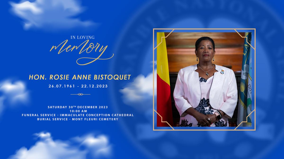 Official Funeral Arrangements for the late Hon. Bistoquet