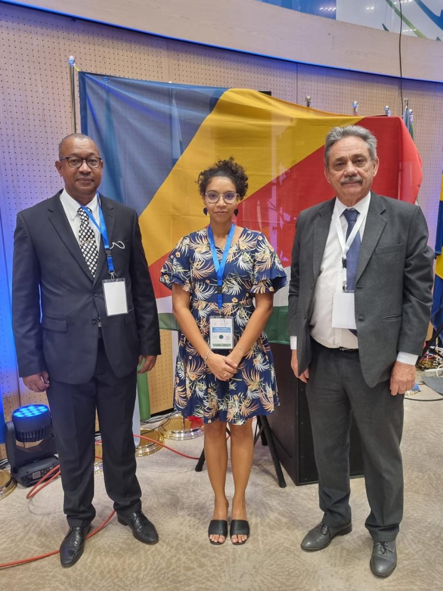 The Seychelles Delegation at the Inauguration