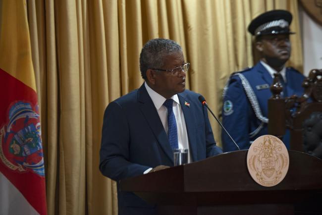 The President Addresses the National Assembly of Seychelles