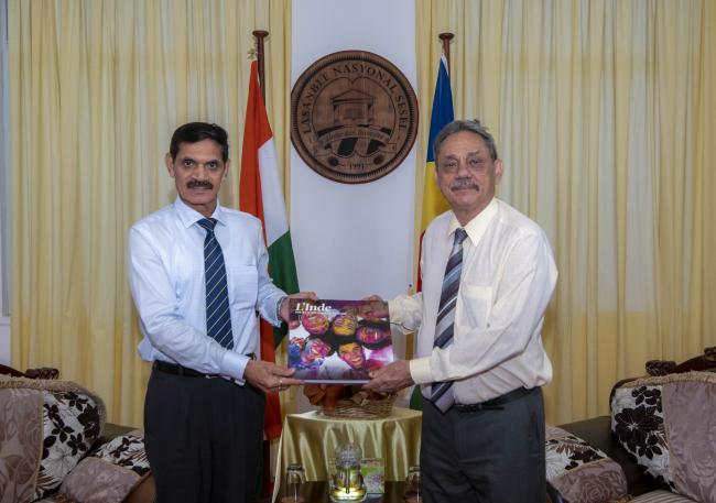 The Indian High Commissioner Pays Courtesy Call on the Speaker of the National Assembly