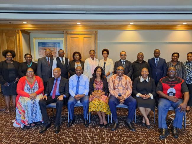 The Group of Clerks with the SADC PF SG