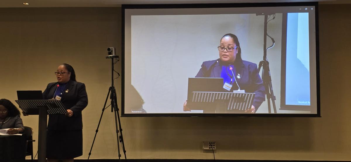 Hon Clarisse in one of the sessions