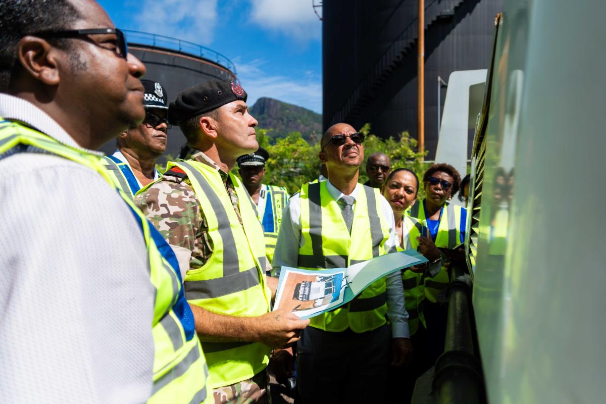 DSC Visit to Seychelles New Port