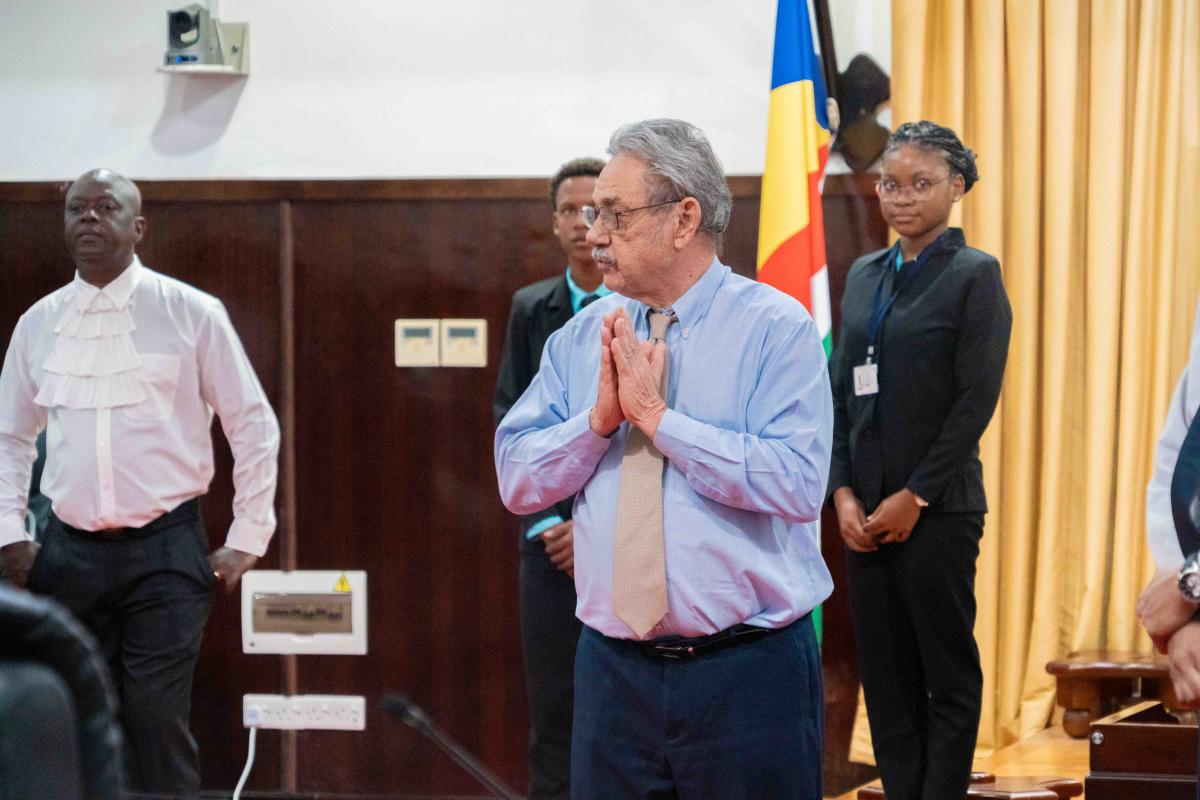 Speaker, Hon. Roger Mancienne