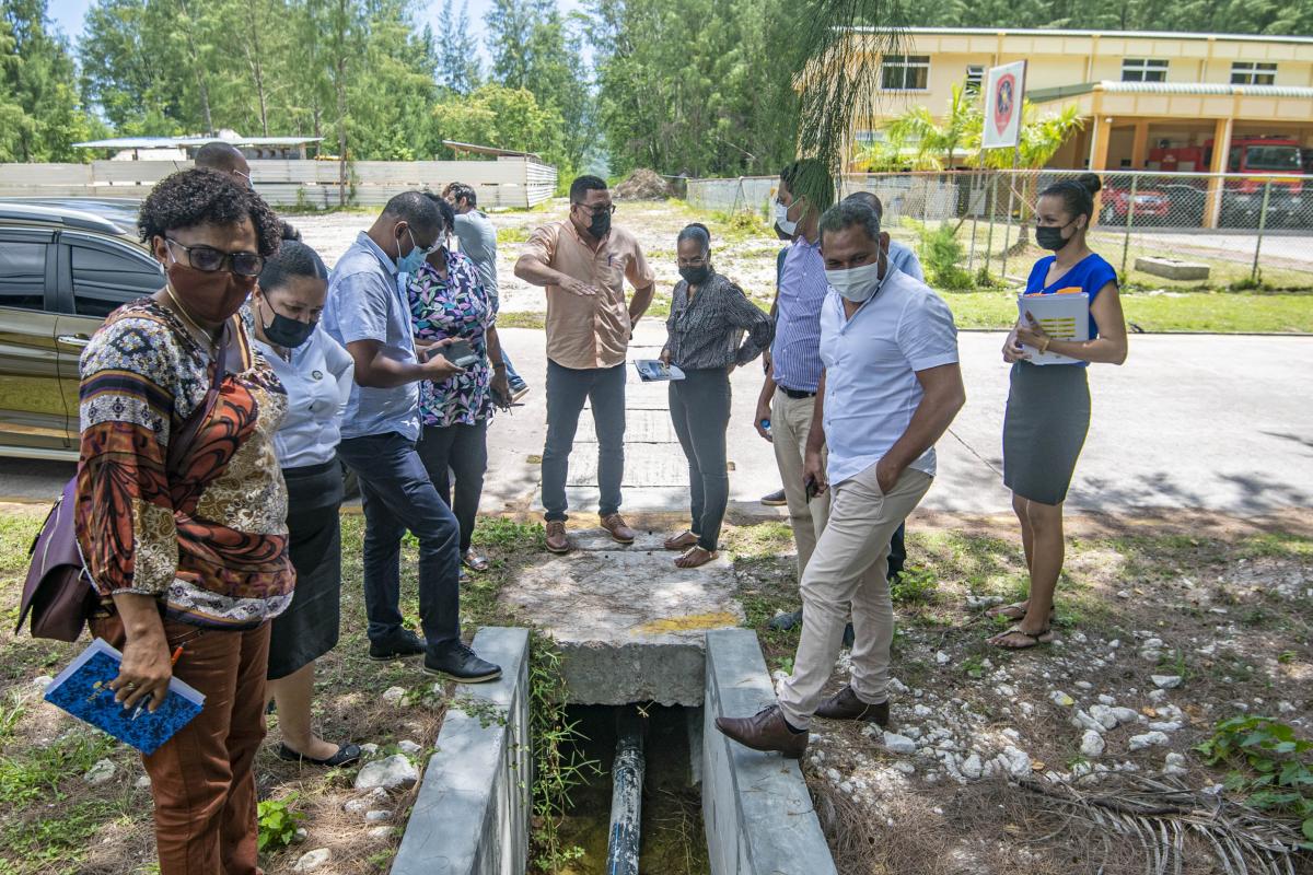 The Committee Visiting a Site