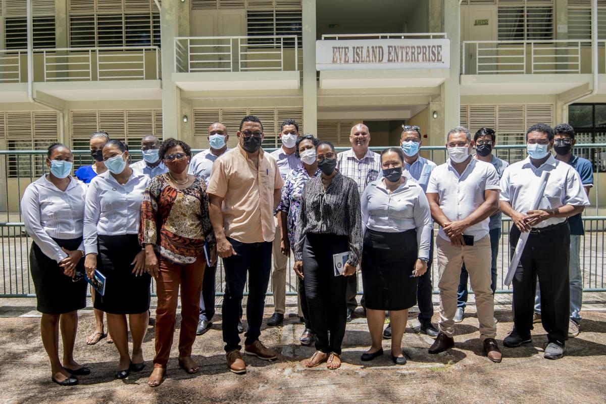 A Group photo at one of the visits