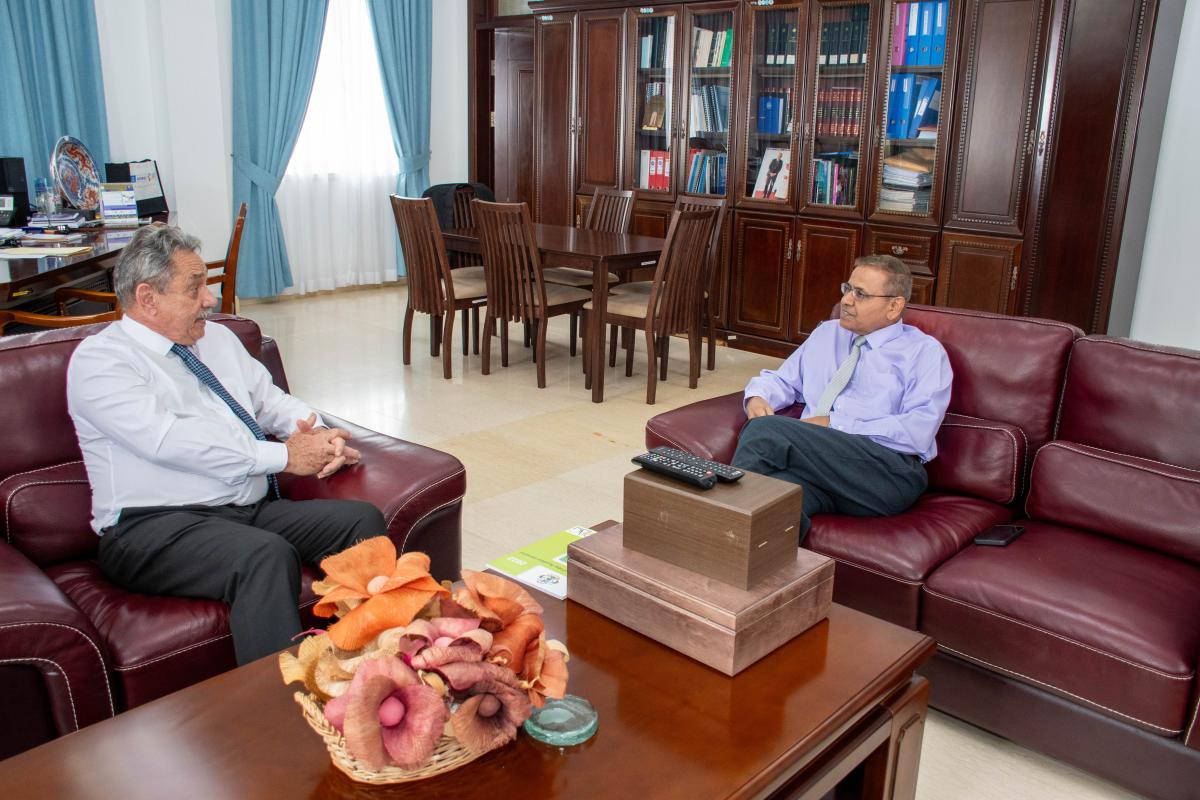 Hon. Mancienne and AG Mr. Herath