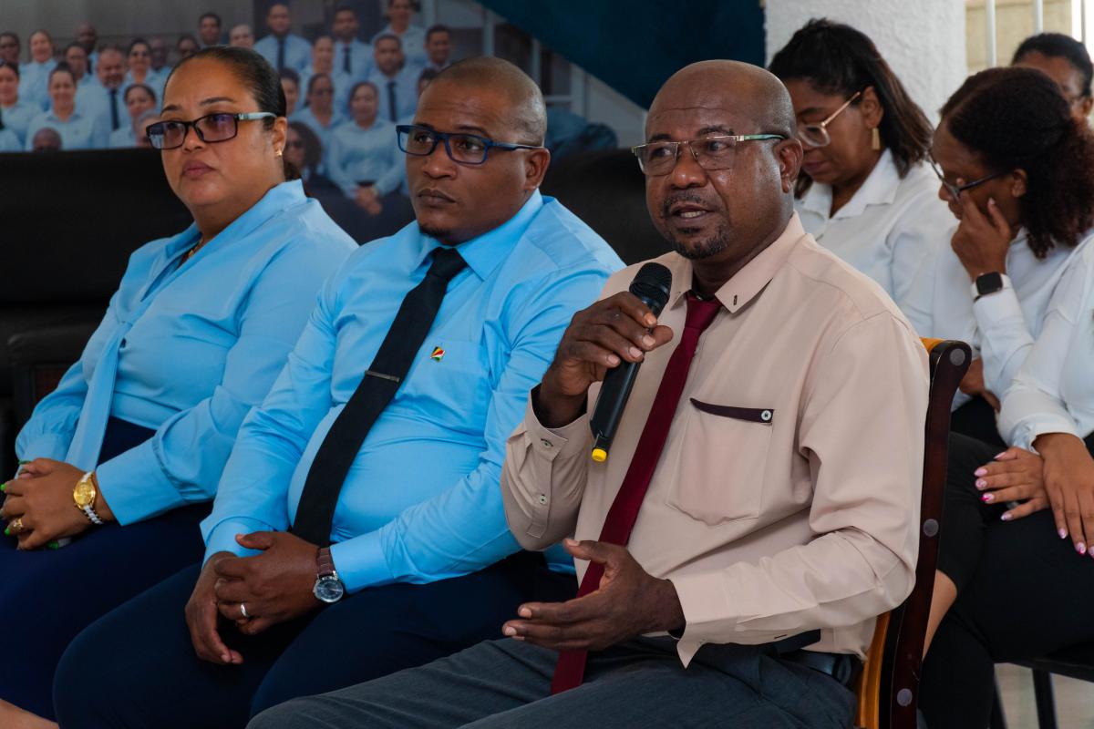 Q&A Session taking place