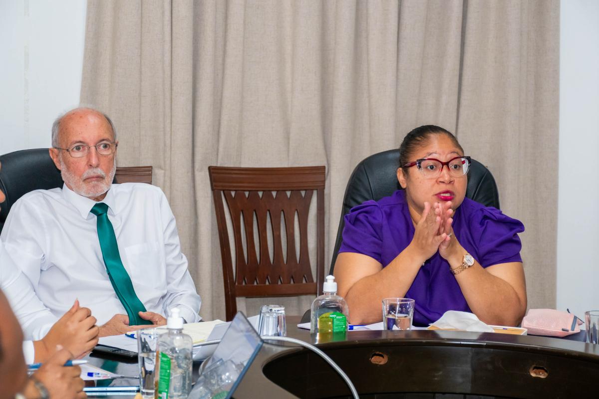 Photo of members at the table