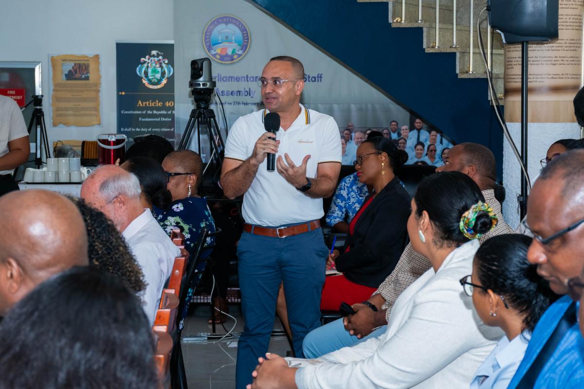 SS Payet answering queries