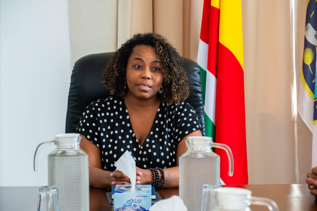 Speaker, Hon. Azarel Ernesta