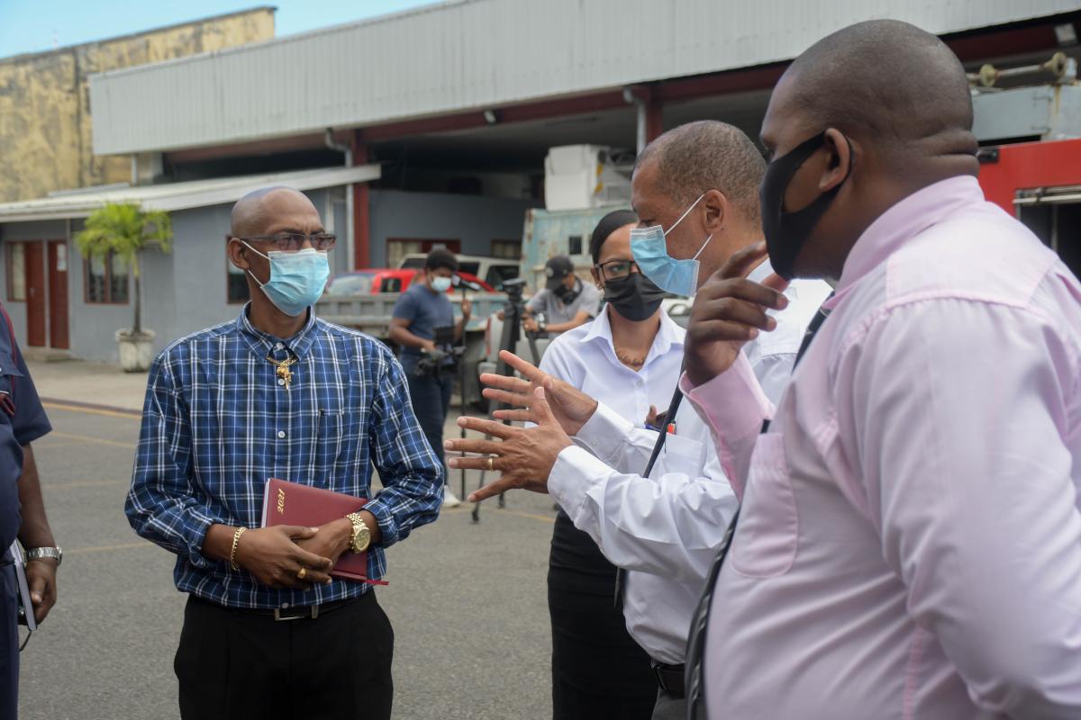 Hon Andre and Hon Roucou Involved in Discussions