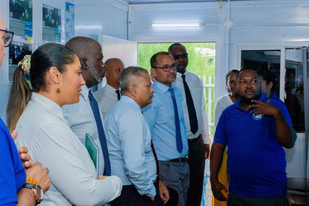 During the visit
