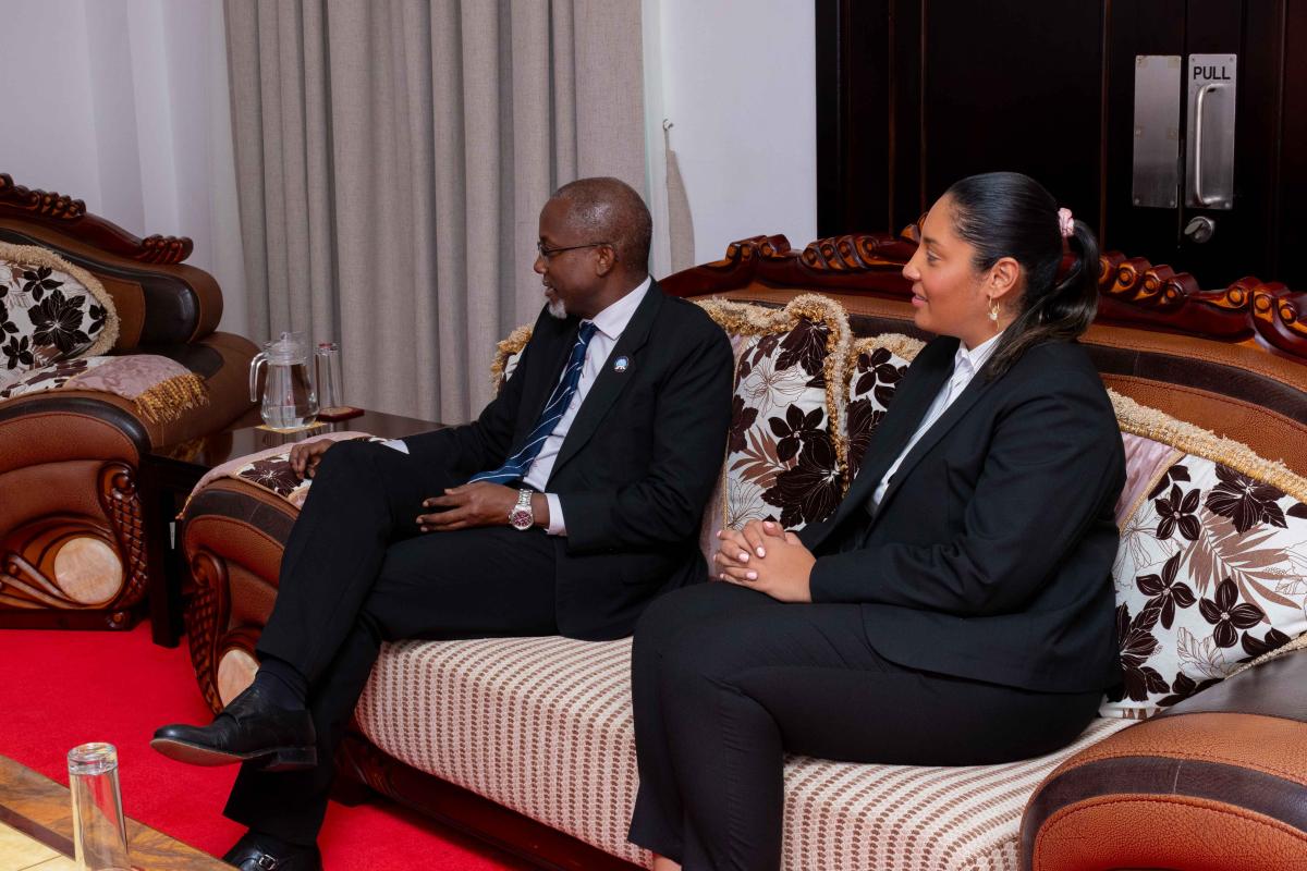 Hon. Gervais Henrie and Ms. Alexandria Faure