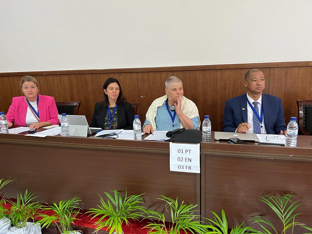 Hon Andre Co-Chairing the Meeting
