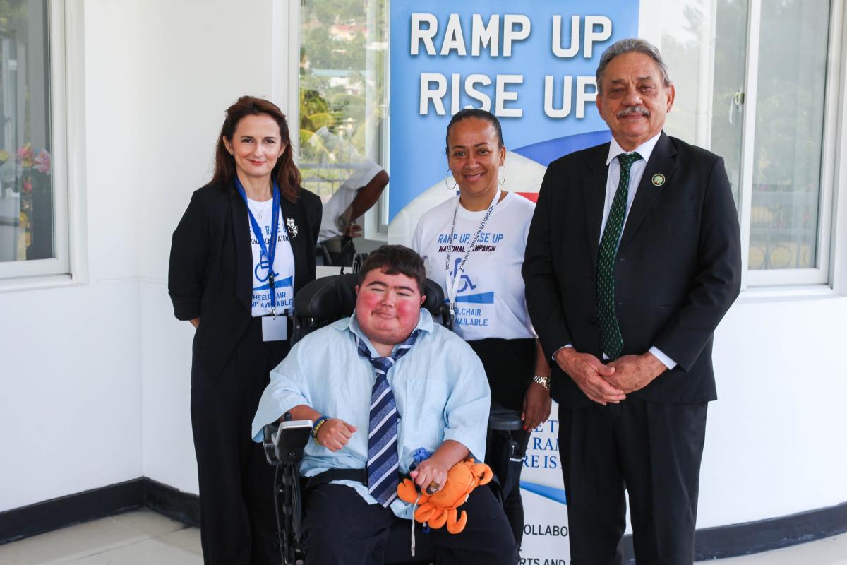 Hon. Speaker Mancienne, and the 'Ramp Up Rise Up' Team