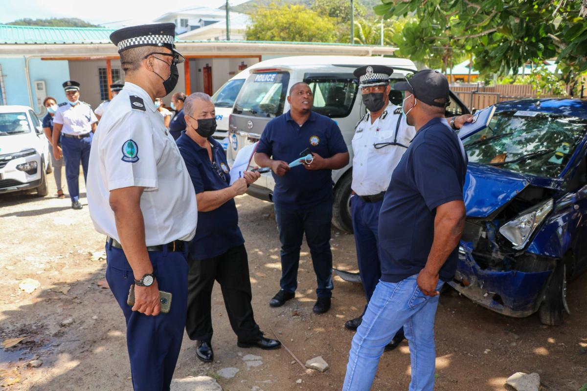 The Members Discussing with the Officers 