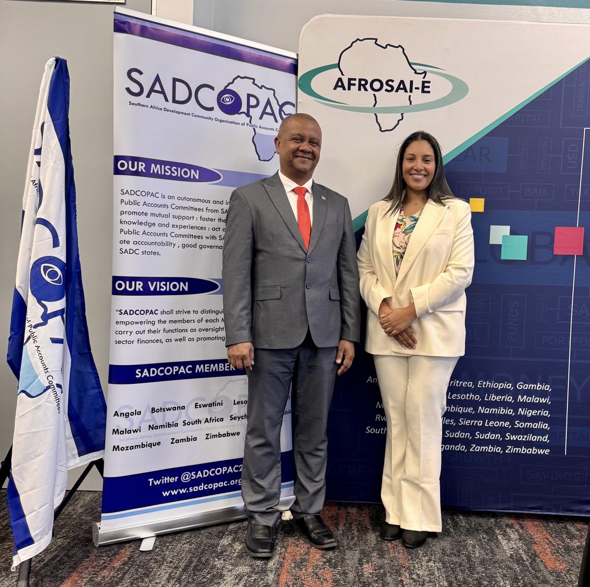 Hon. Sandy Arissol and Deputy Clerk Ms. Alexandria Faure