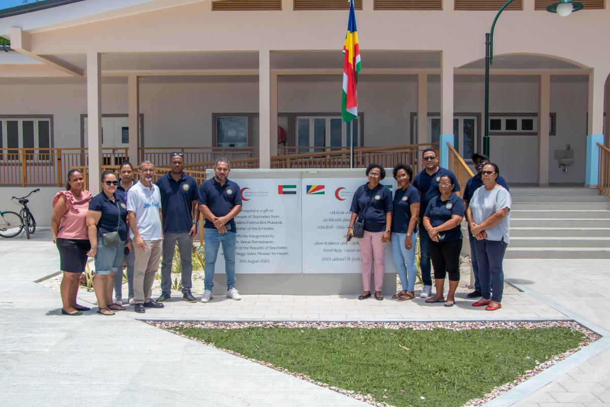 Group Photo at St. Mary's Hospital