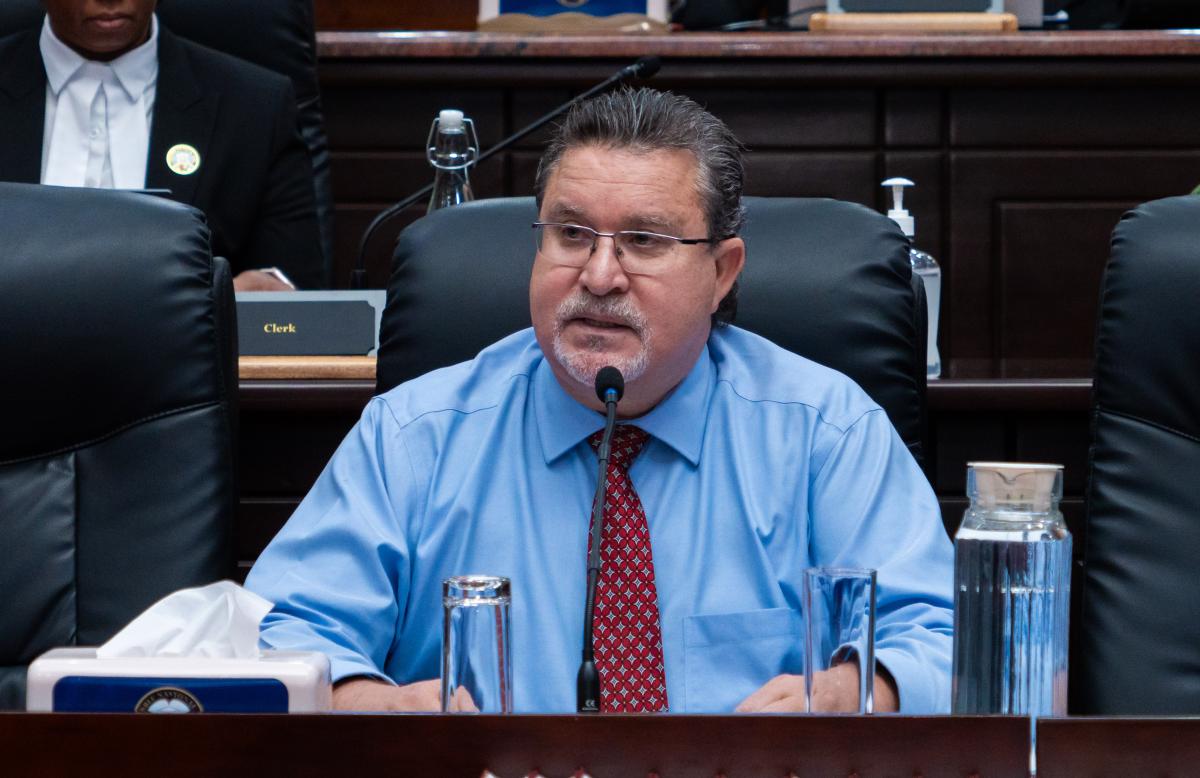 Minister for Finance delivering his speech