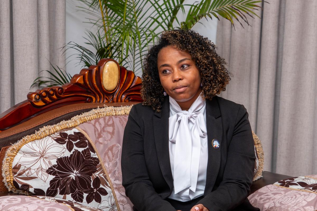 Speaker, Hon. Azarel Ernesta