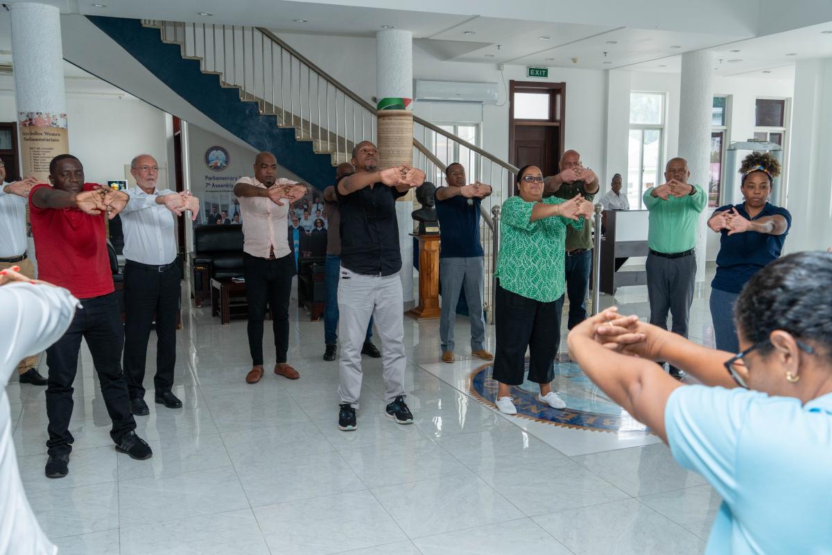 MNAs participating in ergonomics activity