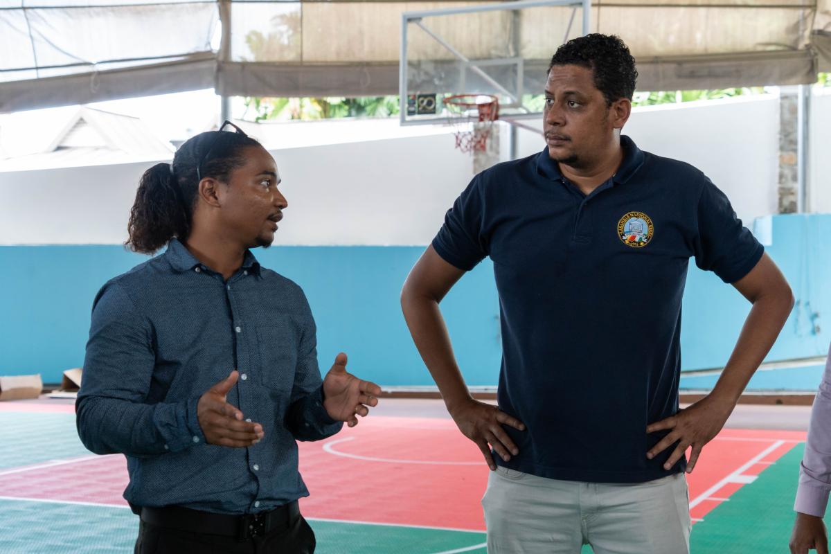 Chair Hon. Woodcock in discussions