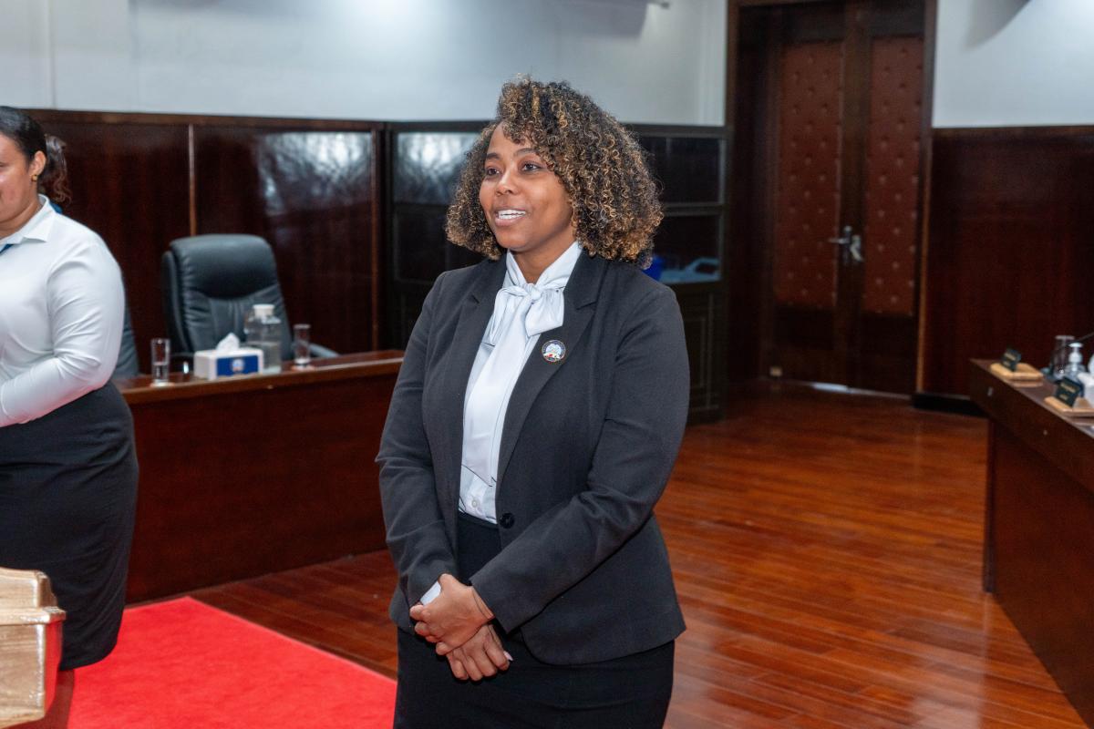 Speaker, Hon. Azarel Ernesta