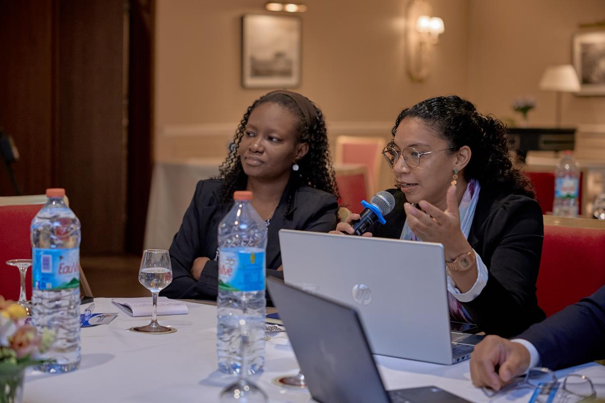 Hon. Nelsia Balisa-Lepathy and Ms. Emma Didon
