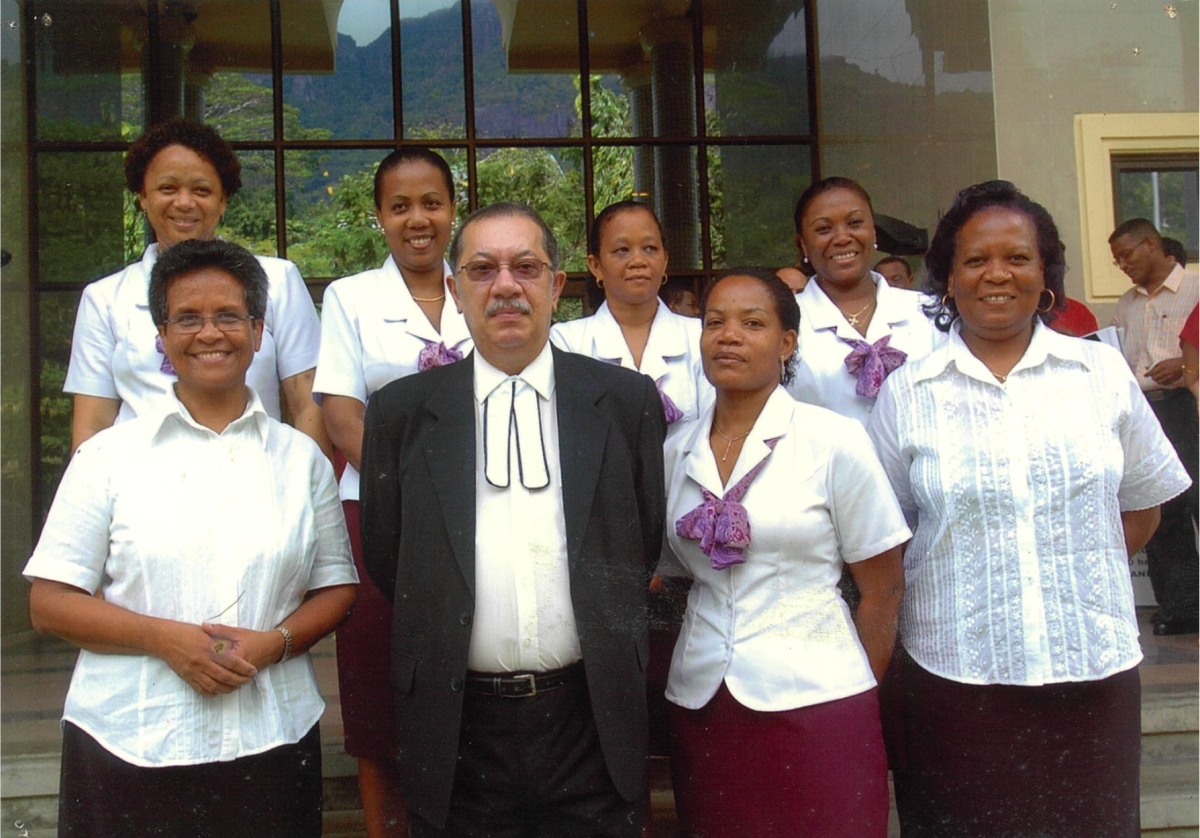 Old staff members of the assembly