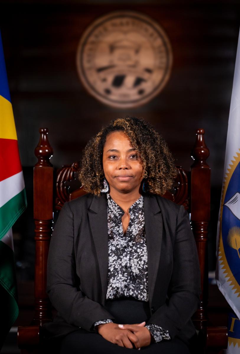 Speaker, Hon. Azarel Ernesta