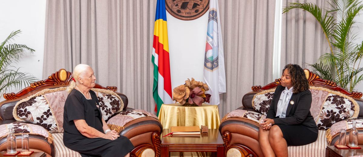 Ambassador Of The Sovereign Military Order Of Malta To Seychelles Pays Farewell Call On The Speaker Of The National Assembly