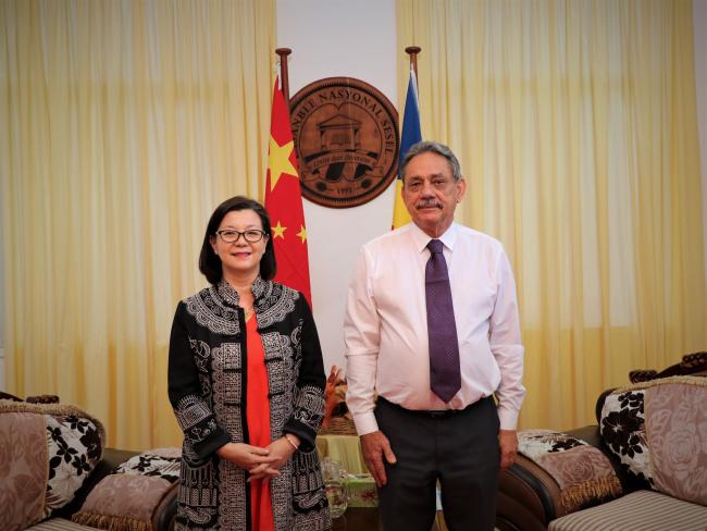 The Chinese Ambassador to the Seychelles
