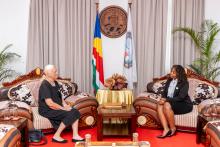 Ambassador Of The Sovereign Military Order Of Malta To Seychelles Pays Farewell Call On The Speaker Of The National Assembly